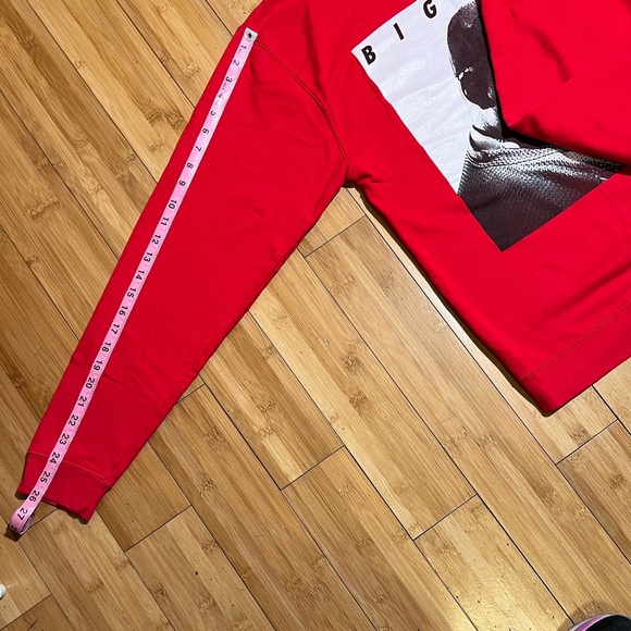 Brooklyn Mint Biggie Smalls Graphic Sweatshirt Red Size M - Picture 13 of 14